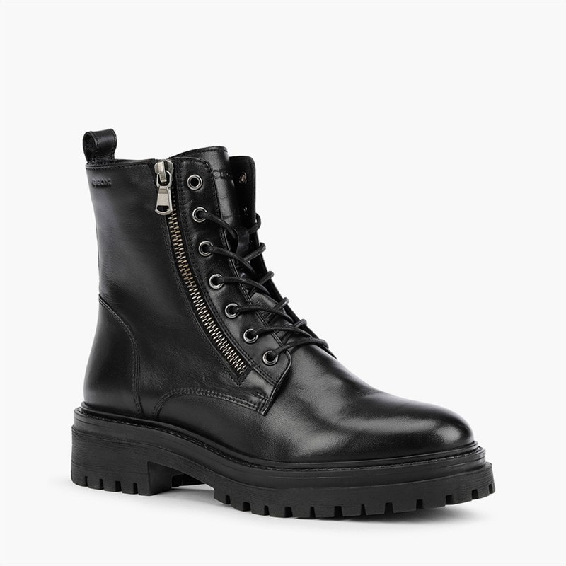 GEOX Womens Iridea Ankle Boots Black - Image 5