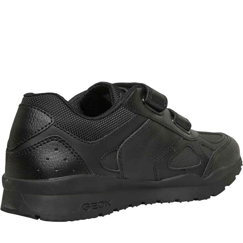 GEOX Junior Boys Pavel Double Strap Trainers Black - Image 5