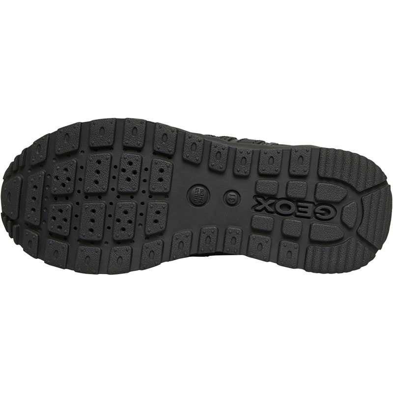 GEOX Boys Pavel Double Strap Trainers Black - Image 2