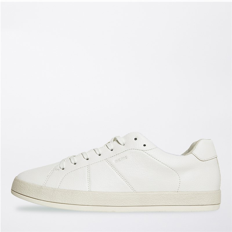 GEOX Mens Serifos Trainers White - Image 1