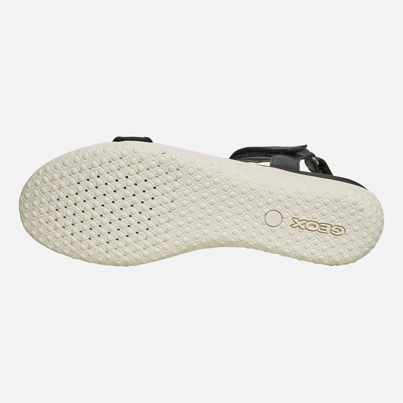 GEOX Womens Vega Ankle Strap Sandals Black - Image 3