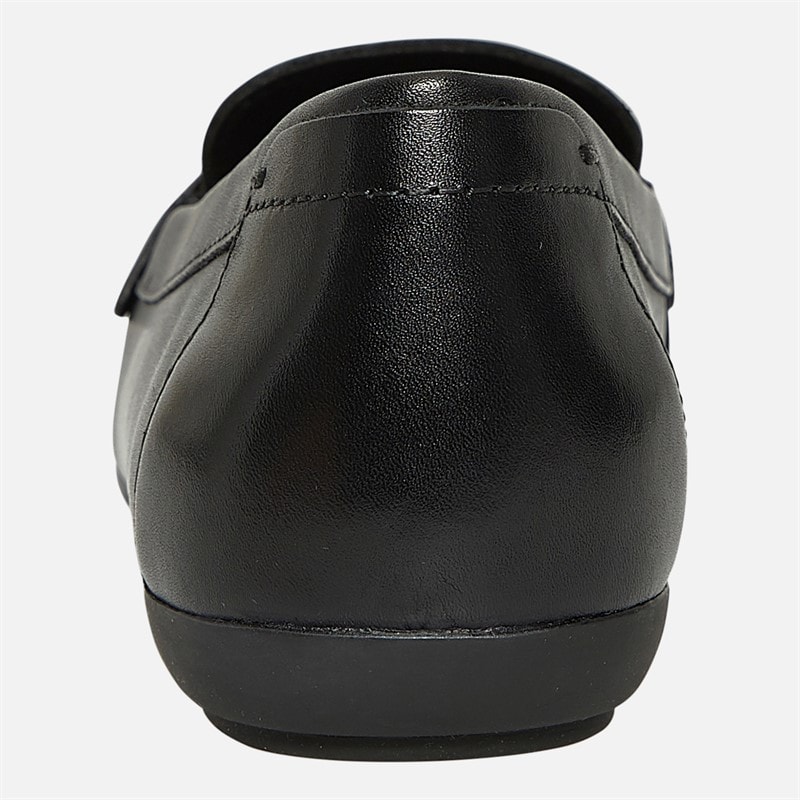GEOX Womens Annytah Loafers Black - Image 4