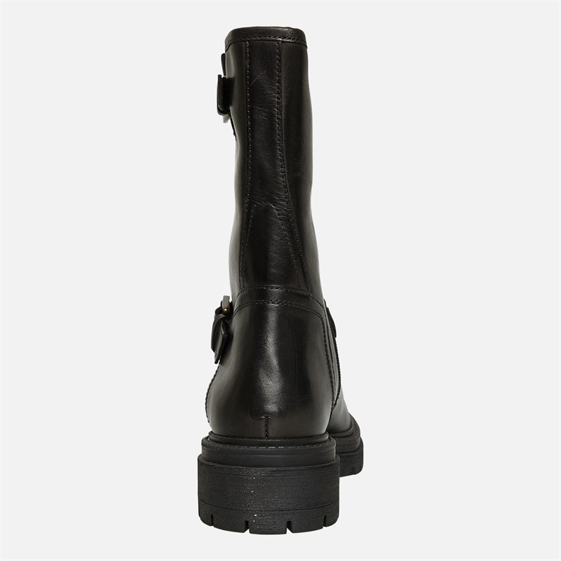 GEOX Womens Iridea Buckle Boots Black - Image 4