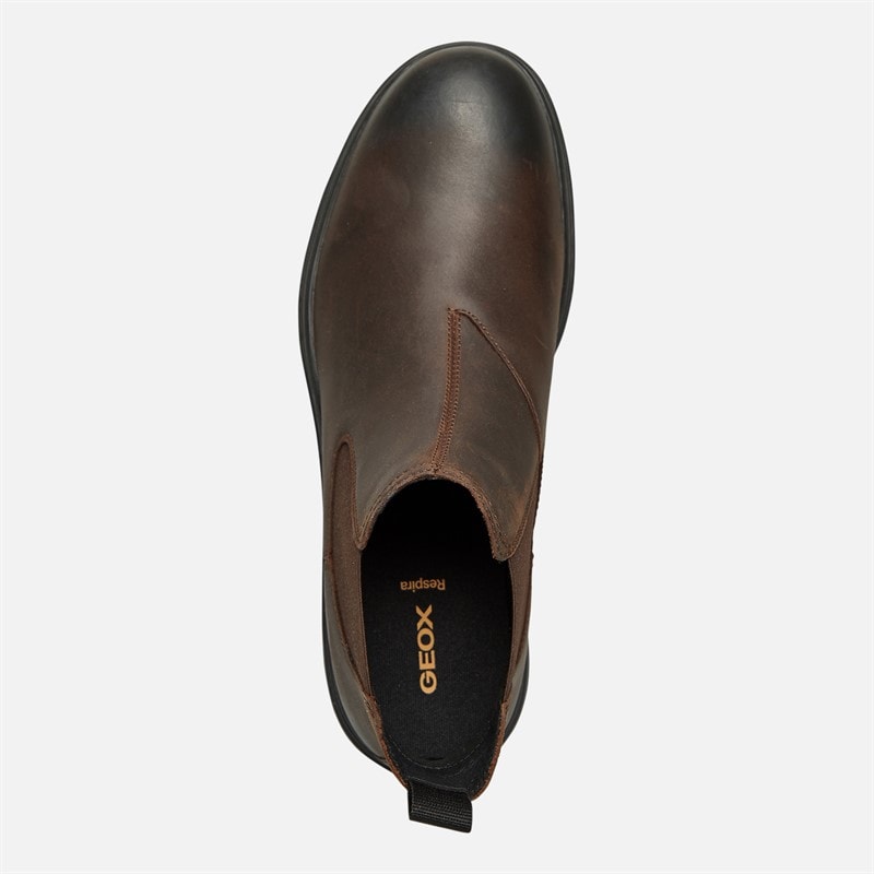 GEOX Mens Meiern Chelsea Boots Coffee - Image 4