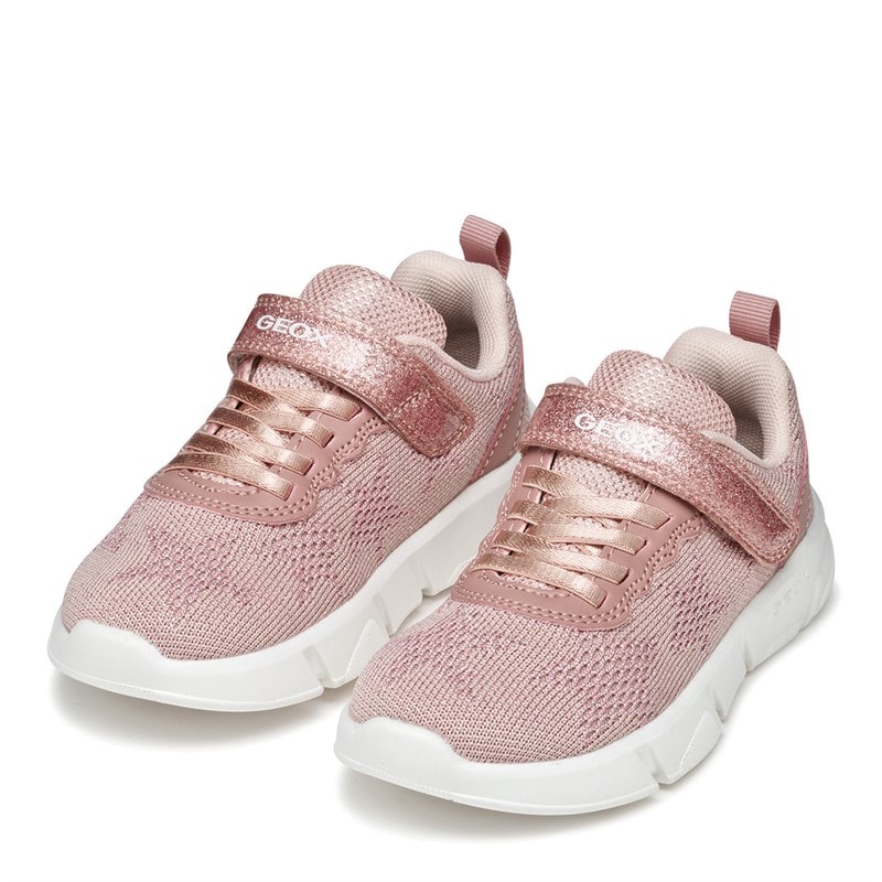 GEOX Girls Aril Single Strap Trainers Light Rose - Image 5