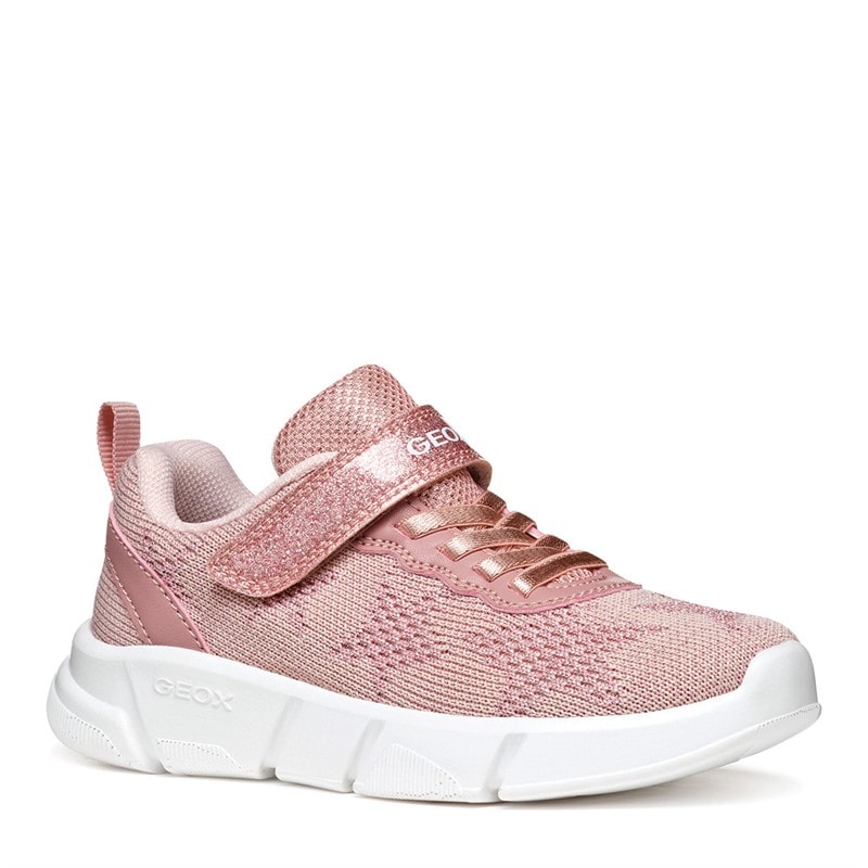 GEOX Junior Girls Aril Single Strap Trainers Light Rose - Image 3
