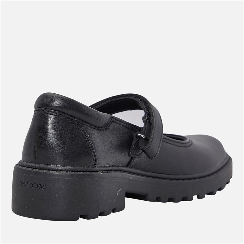 GEOX Junior Girls Casey Chunky Mary Jane Shoes Black - Image 5