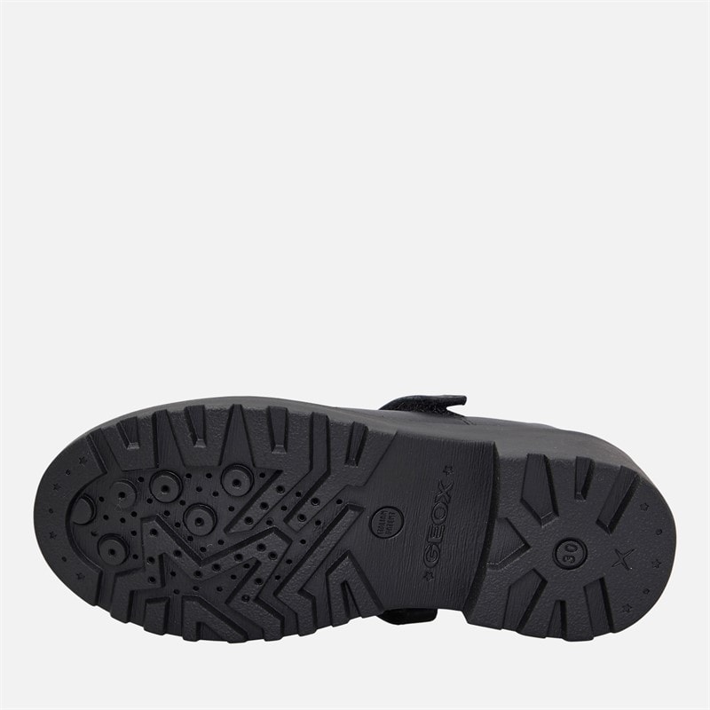 GEOX Girls Casey Chunky Mary Jane Shoes Black - Image 2