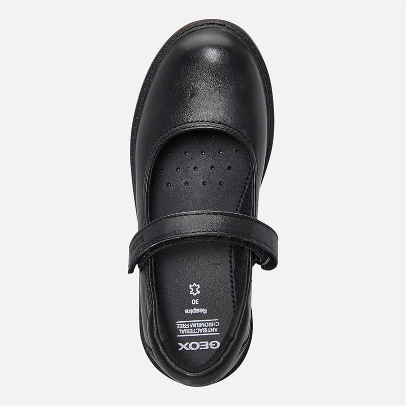 GEOX Girls Casey Chunky Mary Jane Shoes Black - Image 4