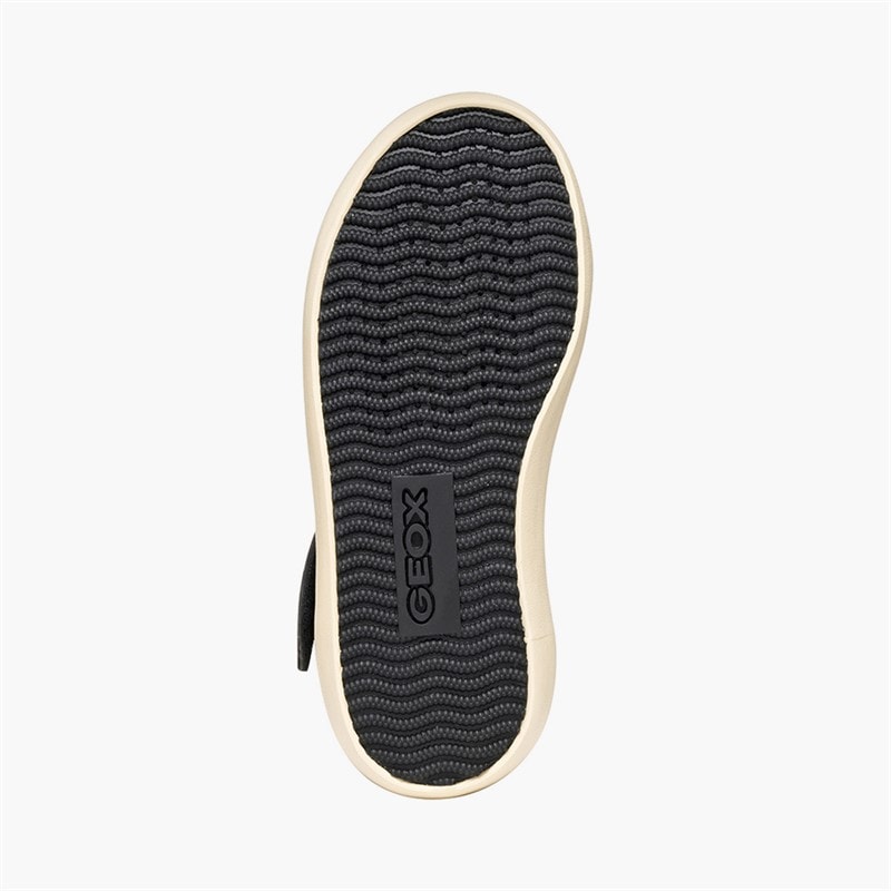 GEOX Infant Girls Gisli High Top Trainers Black/Champagne - Image 2