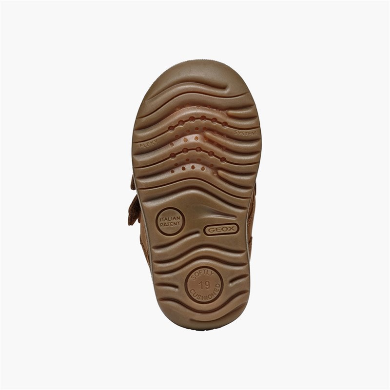 GEOX Infant Boys Macchia Velcro Trainers Whisky - Image 2