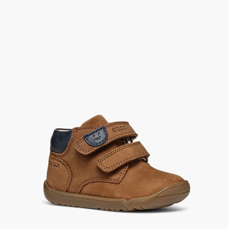 GEOX Infant Boys Macchia Velcro Trainers Whisky - Image 5