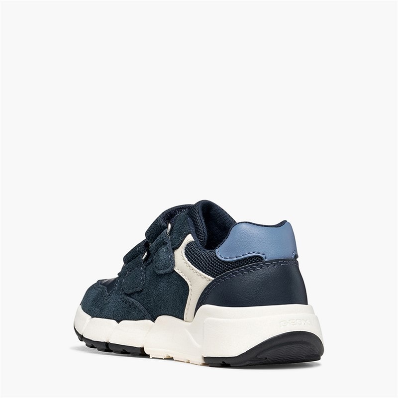 GEOX Infant Boys Flexyper Velcro Trainers Navy/Dark Sky - Image 3