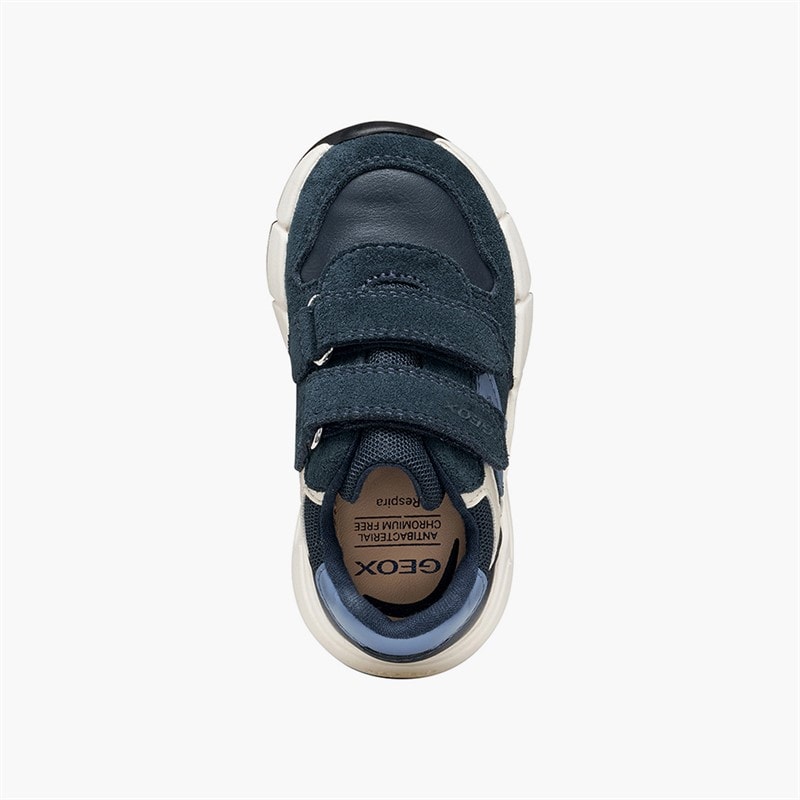 GEOX Infant Boys Flexyper Velcro Trainers Navy/Dark Sky - Image 4