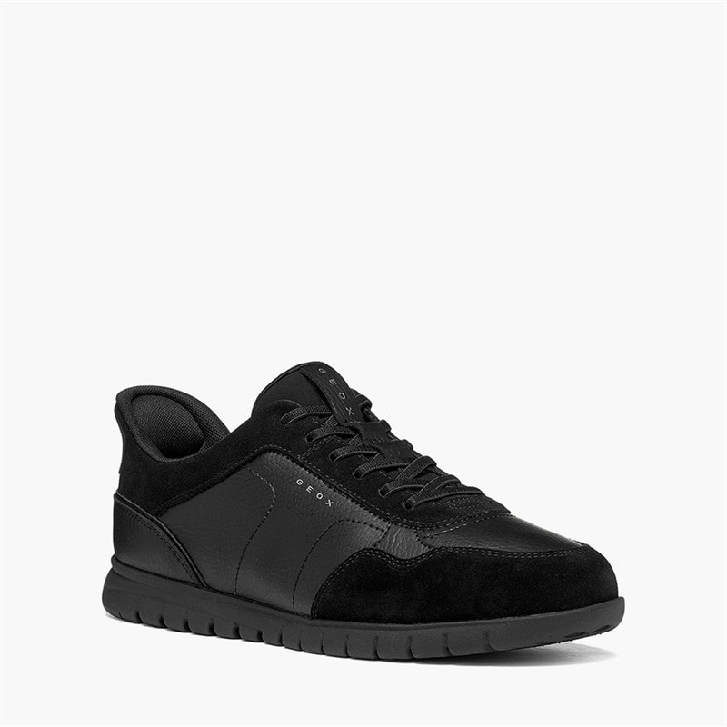 GEOX Mens Flextride Fast In Zero Plus Trainers Black - Image 5