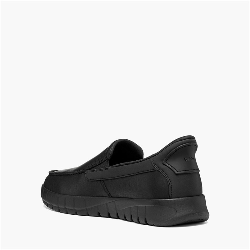 GEOX Mens Flextride Fast In Plus Loafers Black - Image 3