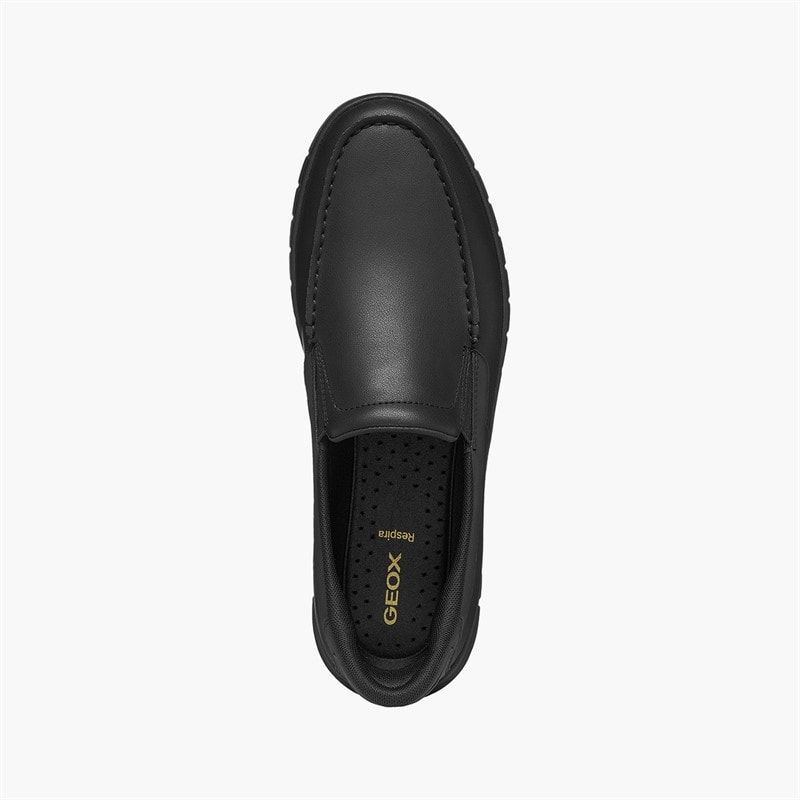 GEOX Mens Flextride Fast In Plus Loafers Black - Image 4