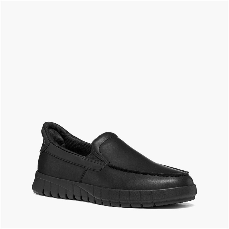 GEOX Mens Flextride Fast In Plus Loafers Black - Image 5
