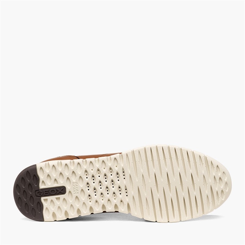 GEOX Mens Flextride Fast In Zero Plus Trainers Cognac - Image 2