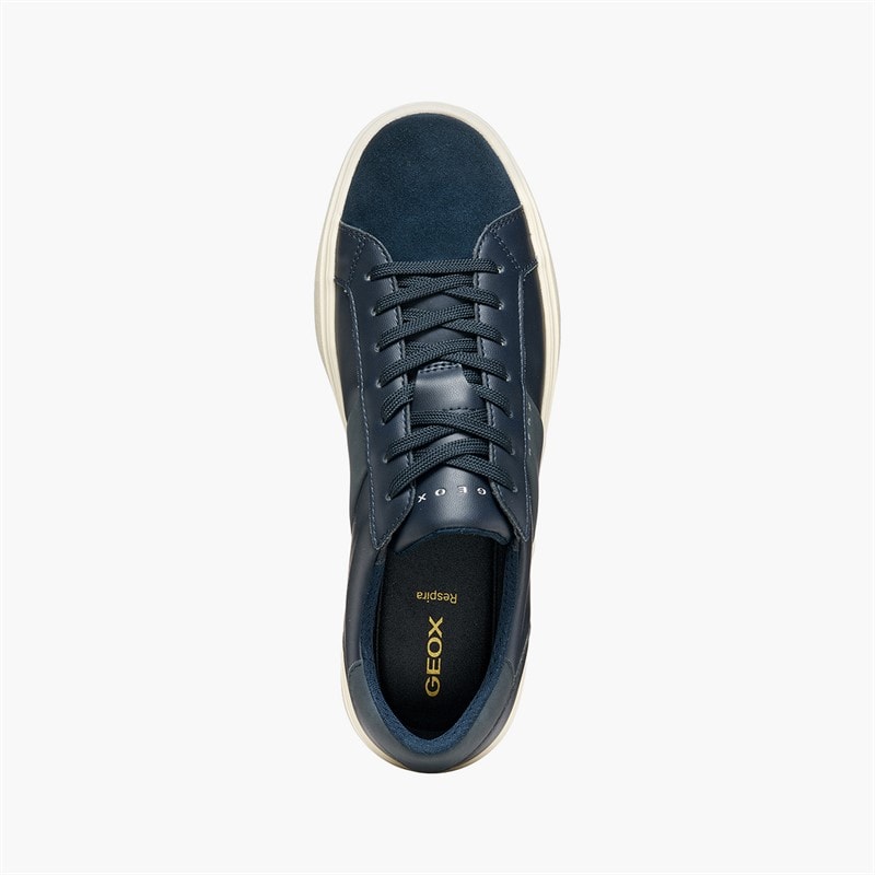 GEOX Mens Baltimoore Trainers Dark Navy - Image 4