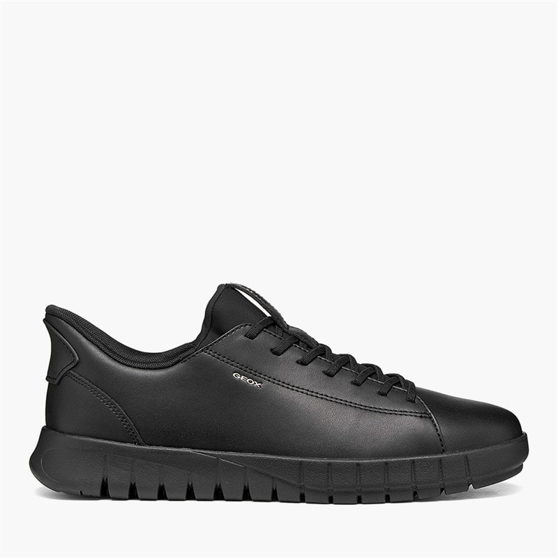 GEOX Mens Flextride Fast In Plus Trainers Black
