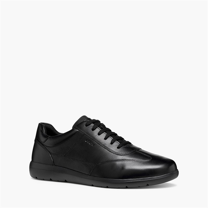 GEOX Mens Leitan Shoes Black - Image 5