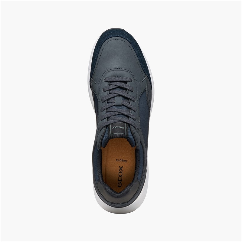 GEOX Mens Branthon Trainers Navy - Image 4