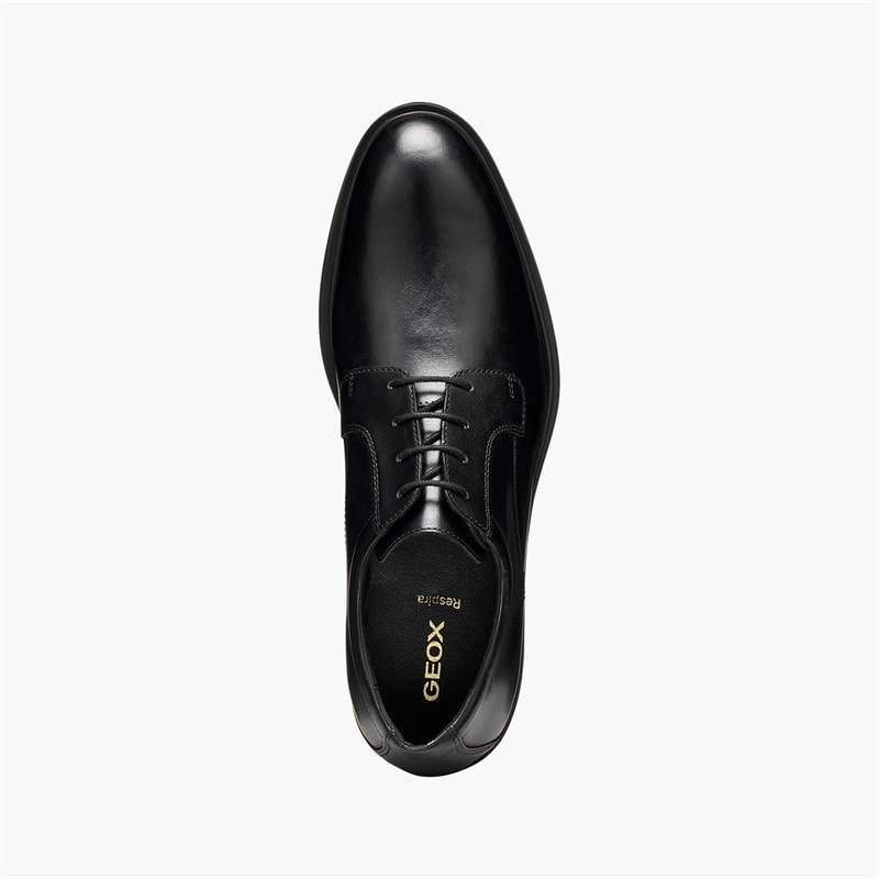 GEOX Mens Thorian Lace Up Shoes Black - Image 4