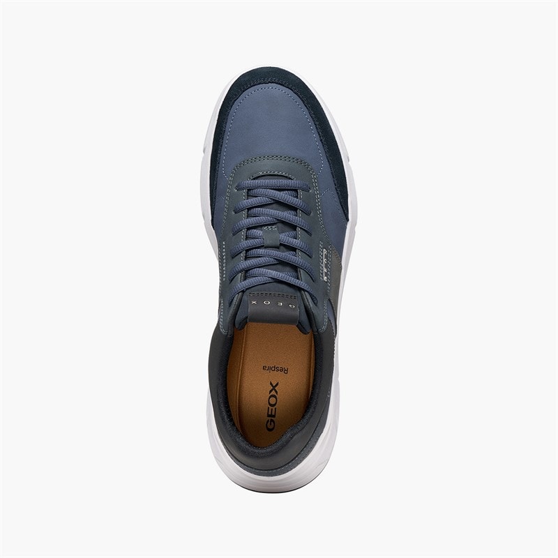 GEOX Mens Vittour Trainers Blue/Navy - Image 4
