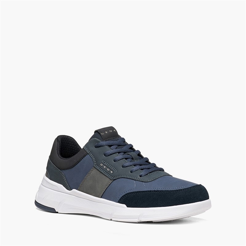 GEOX Mens Vittour Trainers Blue/Navy - Image 5