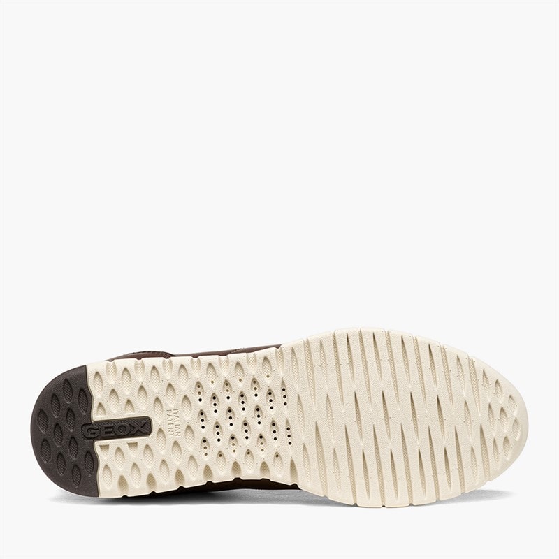 GEOX Mens Flextride Fast In Zero Plus Trainers Chocolate - Image 2