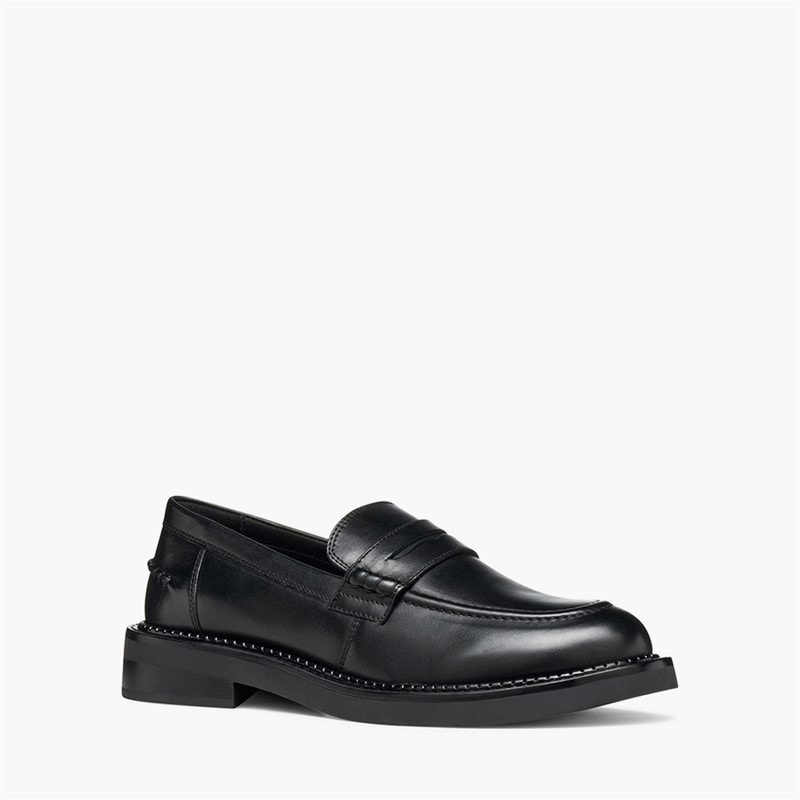 GEOX Womens Serilda Loafers Black - Image 5
