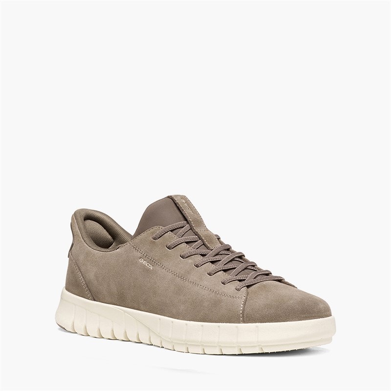 GEOX Mens Flextride Fast In Plus Trainers Taupe - Image 5