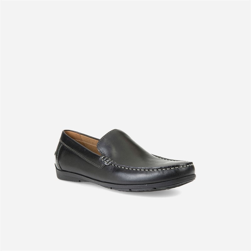 GEOX Mens Siron Moccasins Black - Image 2