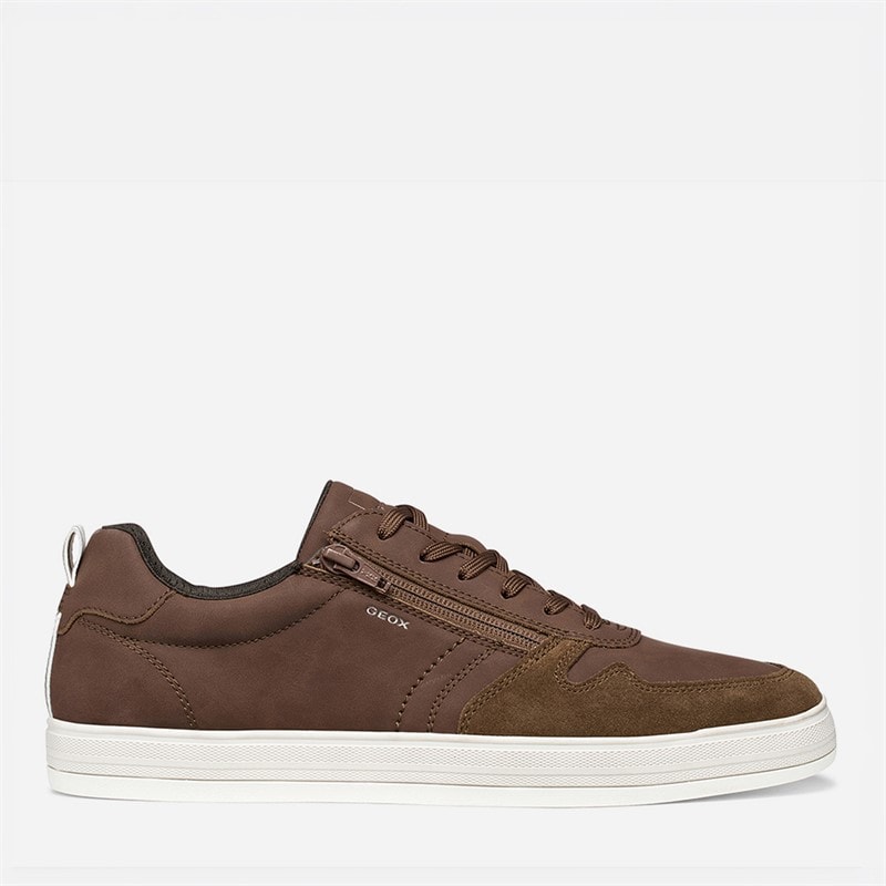 GEOX Mens Serifos Trainers Browncotto