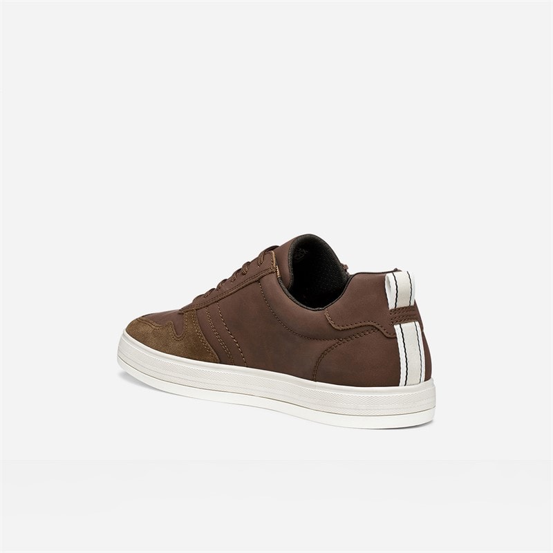 GEOX Mens Serifos Trainers Browncotto - Image 3