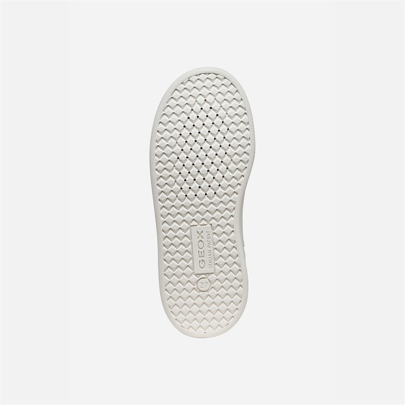 GEOX Girls Eclyper Trainers White/Rose - Image 5