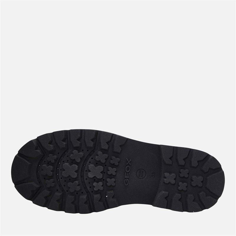 GEOX Junior Boys Shaylax School Shoes Black - Image 2