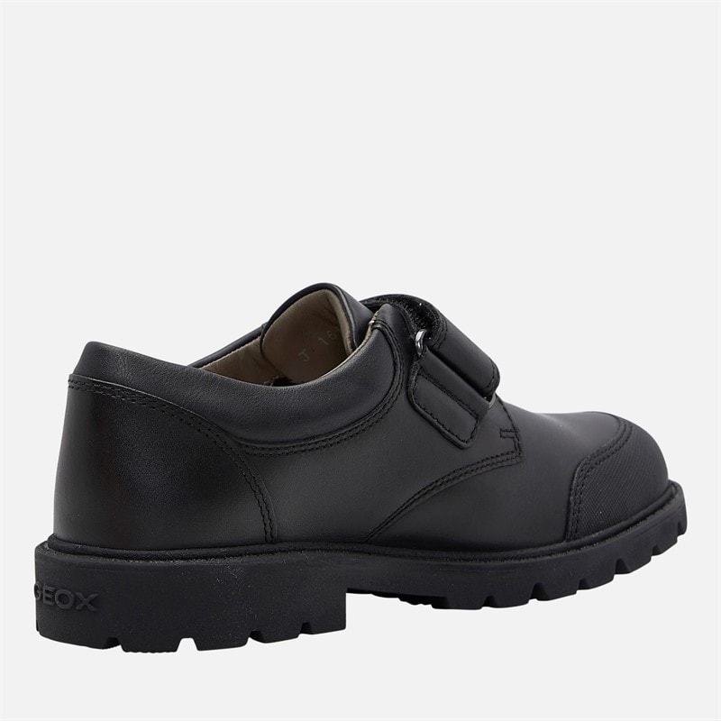 GEOX Junior Boys Shaylax School Shoes Black - Image 5
