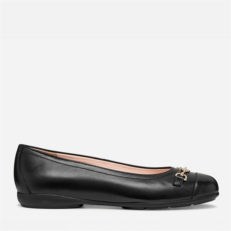 GEOX Womens Annytah Ballerina Shoes Black