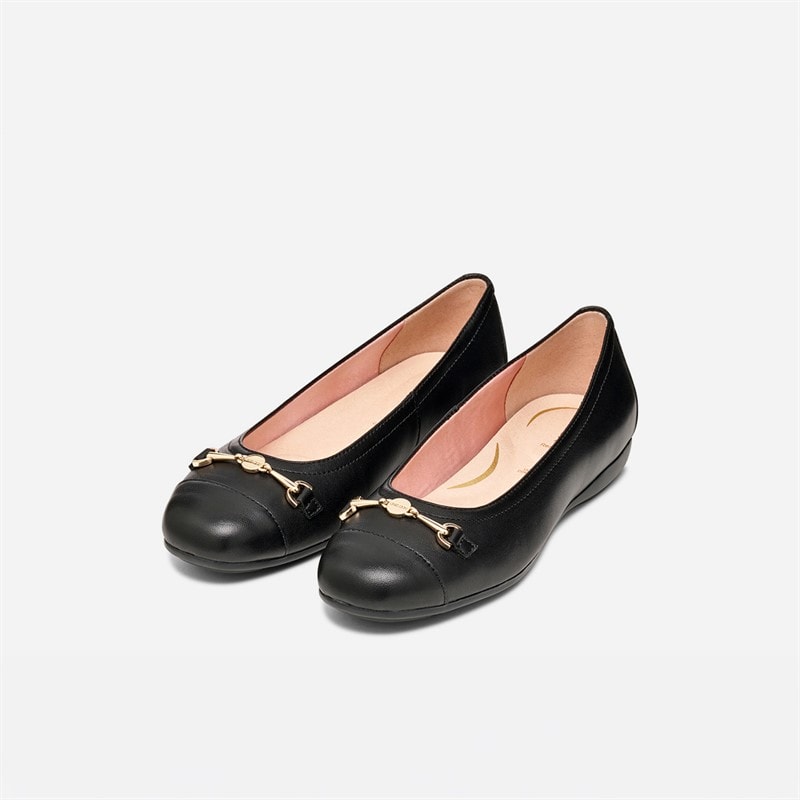 GEOX Womens Annytah Ballerina Shoes Black - Image 3