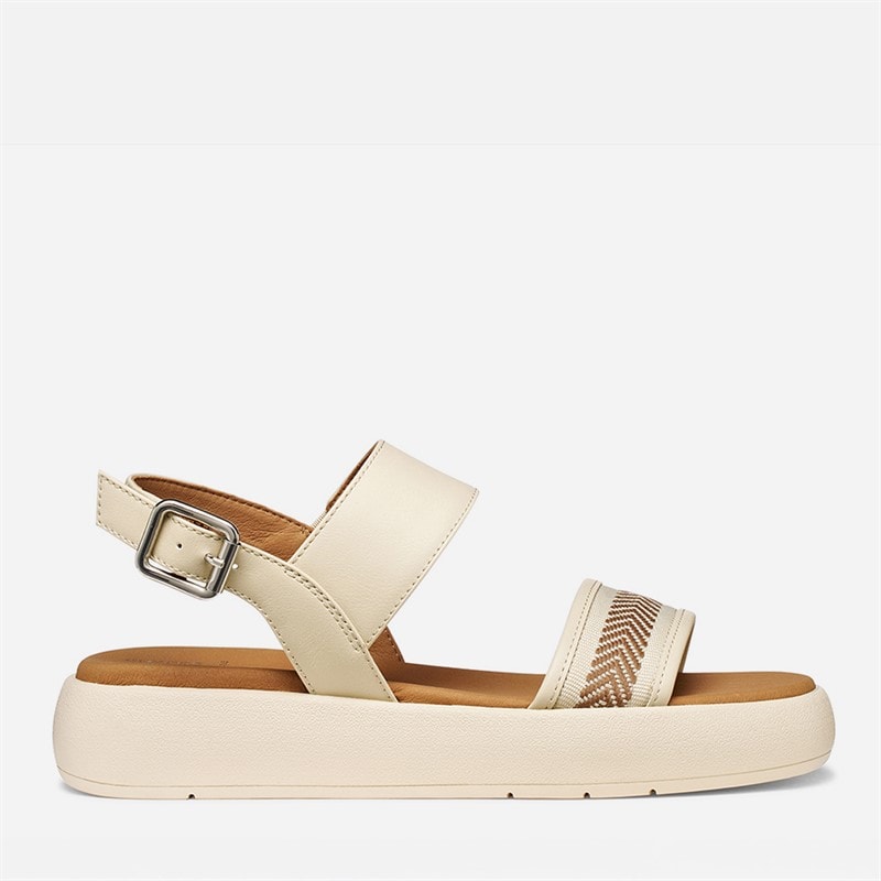 GEOX Womens Camalei Sandals Papyrus