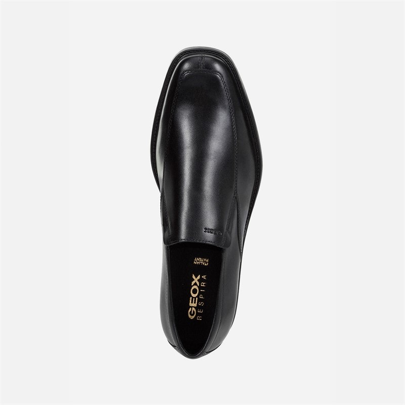 GEOX Mens Brandolf Slip On Shoes Black - Image 4