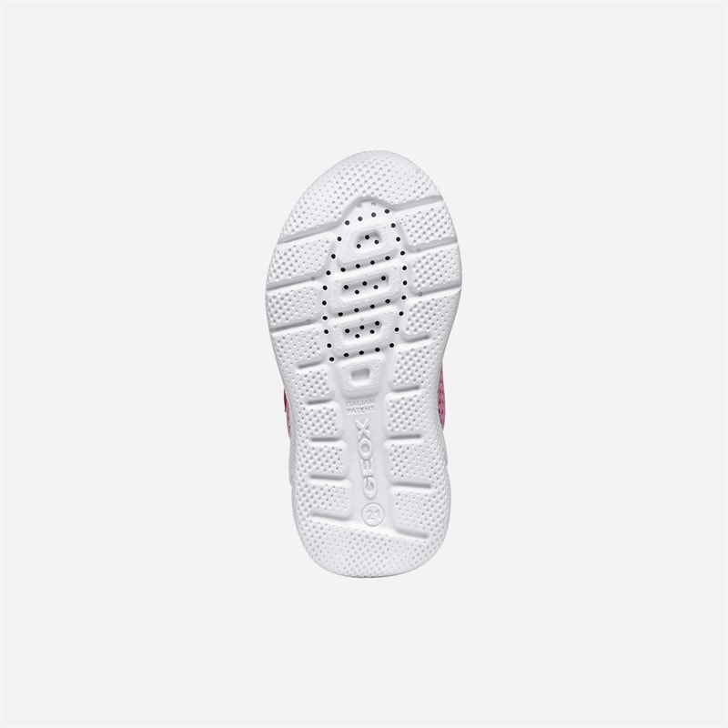 GEOX Infant Girls Sprintye Trainers Pink/Watersea - Image 5