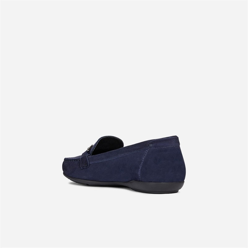 GEOX Womens Annytah Moccasins Dark Blue Dk Blue - Image 3