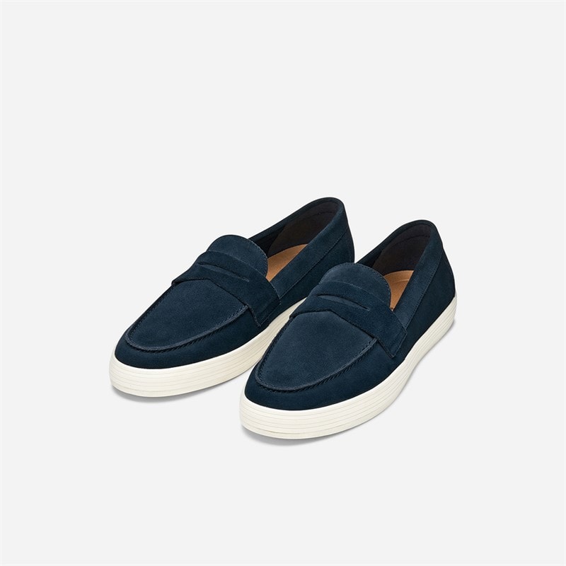 GEOX Mens Serifos Moccasins Navy - Image 3