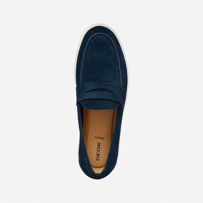 GEOX Mens Serifos Moccasins Navy - Image 4