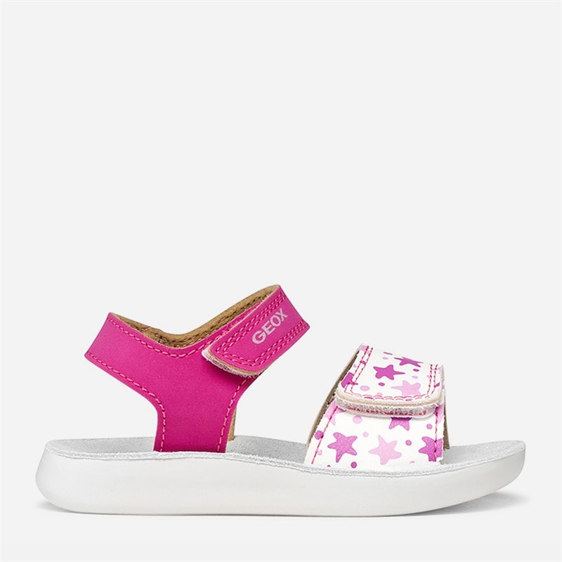 GEOX Infant Girls Lightfloppy Sandals Fuchsia/White