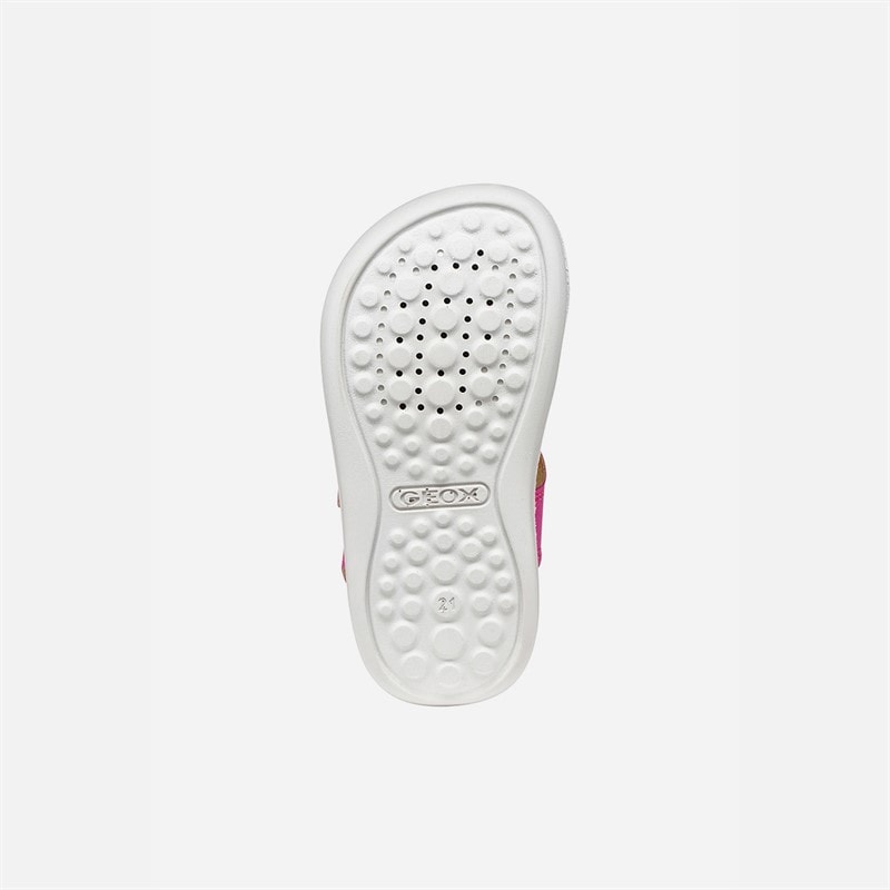 GEOX Infant Girls Lightfloppy Sandals Fuchsia/White - Image 5