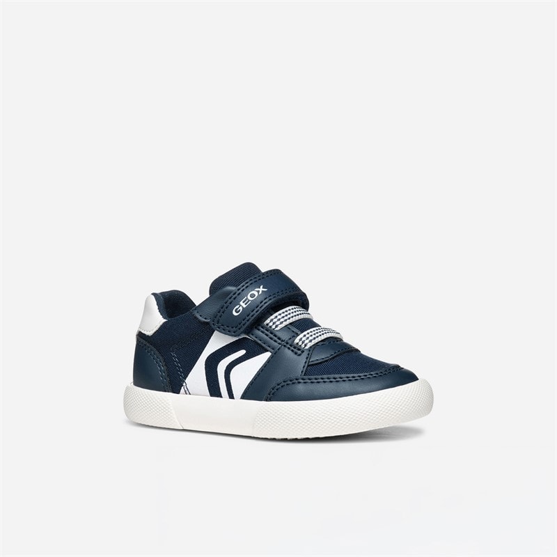 GEOX Infant Boys Gisi Trainers Navy/White - Image 3